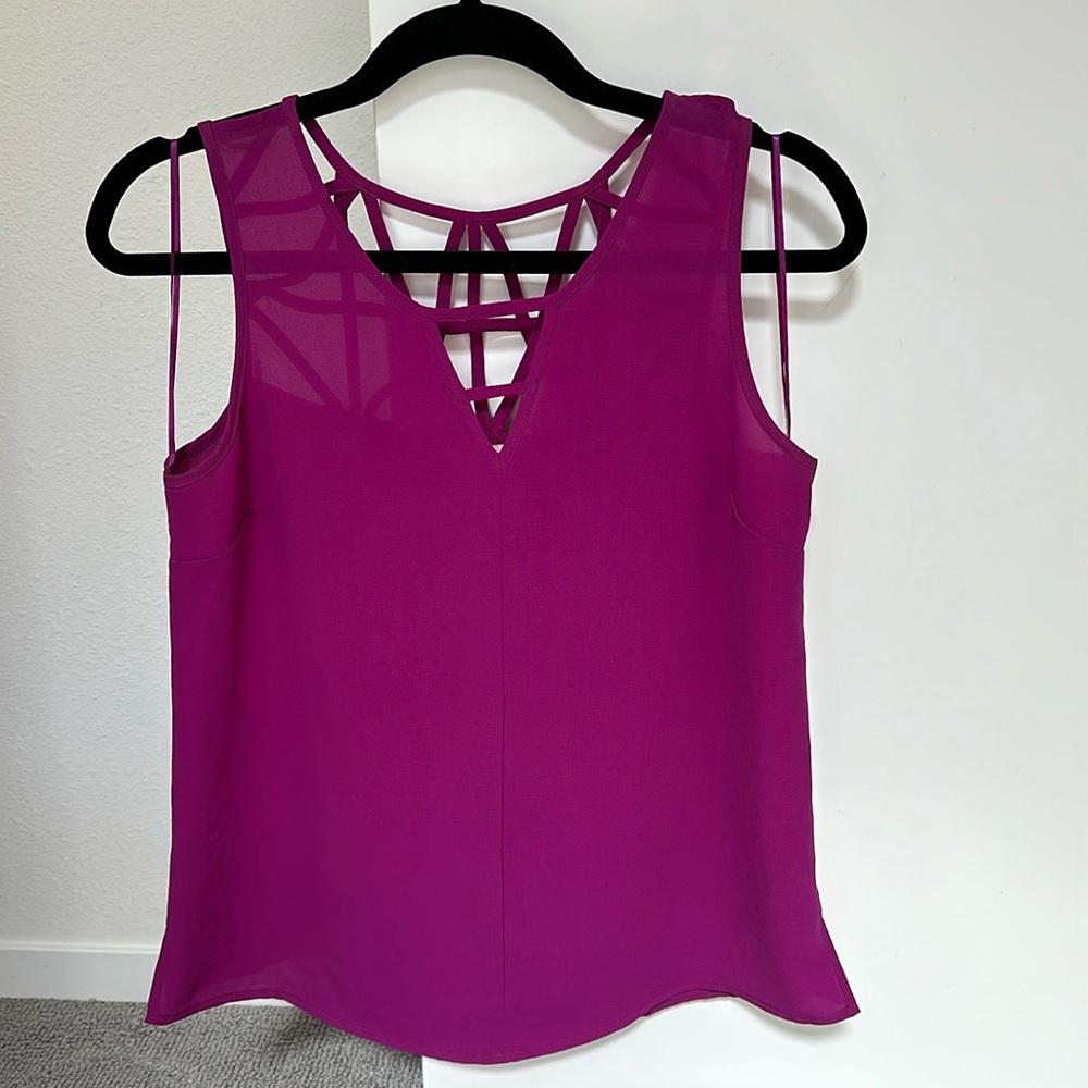 Skies are Blue Magenta Blouse, size S